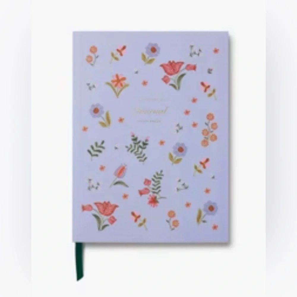 NWT Rifle Paper Co Aster Soft Cover Journal Saddle Stitch Ruled Pages